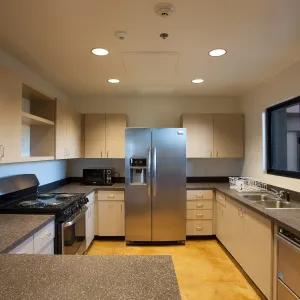 Pritzlaff Conservation Center interior, kitchen