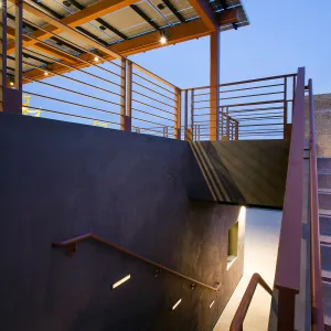 Pritzlaff Conservation Center, south stairs