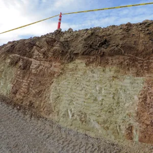 PCC construction soil profile