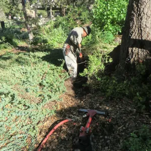Sewer line installation in Arroyo
