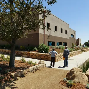 Pritzlaff Conservation Center Construction, Exterior looking southeast