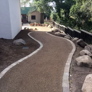 Ecopave path at the Water Wise Home Demo garden