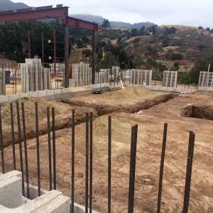 Footings at the Pritzlaff Conservation Center
