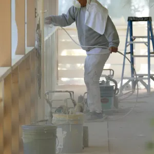 North Wing repainting