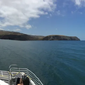 Santa Cruz Island Trip, from the boat
