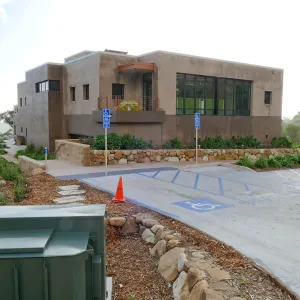 Pritzlaff Conservation Center exterior looking southwest