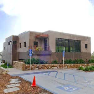 Pritzlaff Conservation Center exterior looking southwest