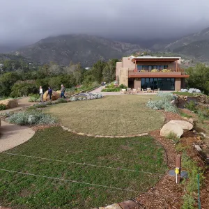 Island View Garden, view looking northeast from boulder near south steps