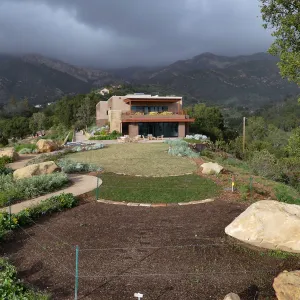 Island View Garden, view looking northeast from south steps