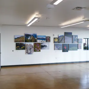 Pritzlaff Conservation Center Exhibit Room, Bob Haller Plants of California Photography Exhibit, east wall