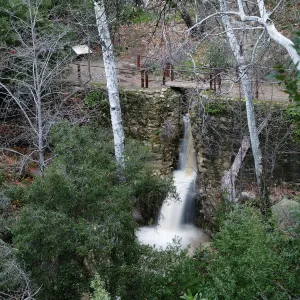 Mission Dam waterfall