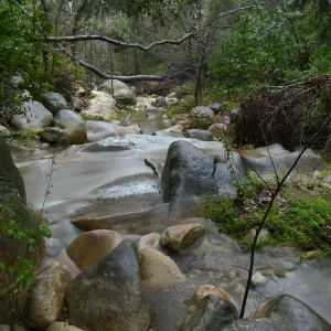 Mission Creek below lower crossing