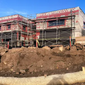 Construction of perimeter path at Pritzlaff Conservation Center