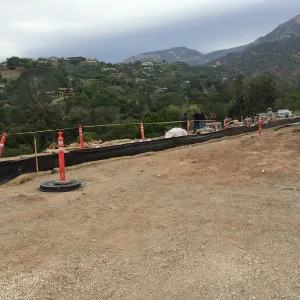 Laying out Island sculpture at Pritzlaff Conservation Center