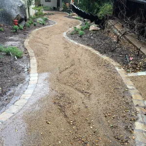 Water Wise Home Demonstration Garden during installation