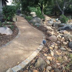 First plantings at Water Wise Home Garden