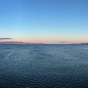 Santa Rosa Island Trip, Looking out to Santa Cruz Island at sunset