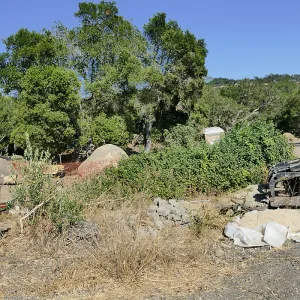 Site of new horticulture barn after grading