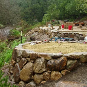 Discovery Garden construction