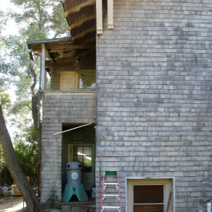 North west corner of Gane House