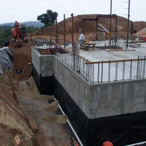 Pritzlaff Conservation Center construction, exterior looking southwest