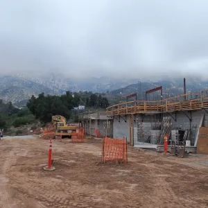 Pritzlaff Conservation Center Construction, Exterior looking northeast