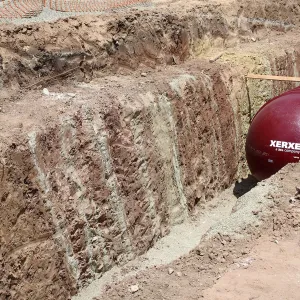 Pritzlaff Conservation Center Construction, Storm Water Detention Tank excavation