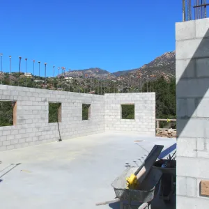 Pritzlaff Conservation Center construction, second floor interior looking northwest