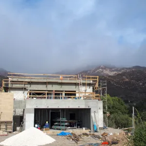 Pritzlaff Conservation Center Construction, south wall