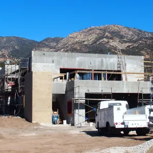 Pritzlaff Conservation Center Construction, Exterior looking northeast