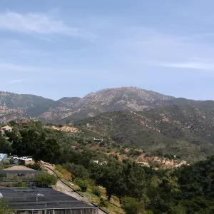 Pritzlaff Conservation Center construction, view from roof looking northeast