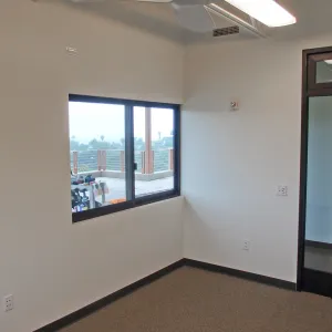 Pritzlaff Conservation Center construction, looking southwest across small conference room