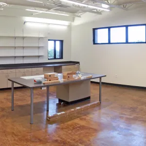 Pritzlaff Conservation Center construction, multipurpose lab
