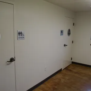Pritzlaff Conservation Center construction, upstrairs restrooms