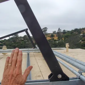 Pritzlaff Conservation Center construction, solar water heating system
