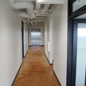 Pritzlaff Conservation Center construction, upstairs hallway