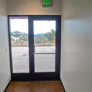 Pritzlaff Conservation Center construction, deck entrance
