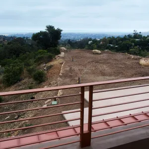 Pritzlaff Conservation Center construction, view towards south from deck