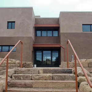 Pritzlaff Conservation Center construction, main entrance