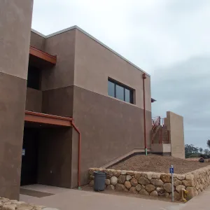 Pritzlaff Conservation Center construction, main entrance