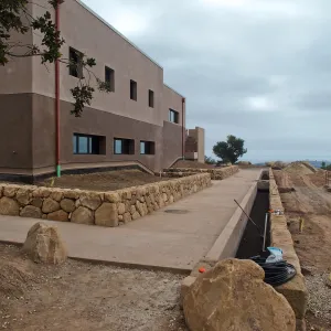 Pritzlaff Conservation Center construction, west face looking south