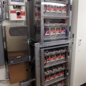 Pritzlaff Conservation Center construction, backup batteries