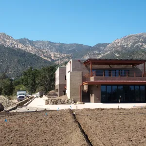 Pritzlaff Conservation Center Construction, Exterior looking northeast