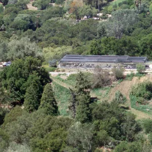 Gane House, Canyard, Horticulture Unit, and East Slope from Cavalli Ridge