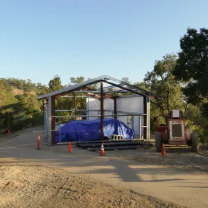 Horticulture Barn Construction, exterior looking southeast