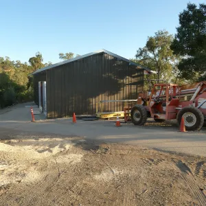 Horticulture Barn Construction, exterior looking southeast