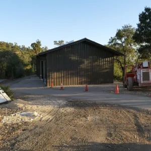 Horticulture Barn Construction, exterior looking southeast