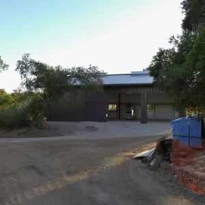 Horticulture Barn Construction, exterior looking southwest