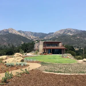 Pritzlaff Conservation Center and Island View Garden between Arlington Peak, La Cumbre Peak, and White Mountain 