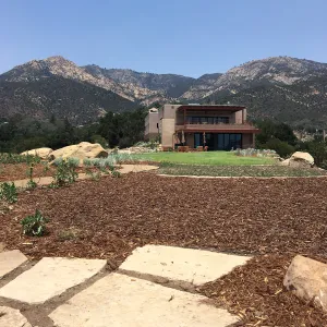 Pritzlaff Conservation Center and Island View Garden between Arlington Peak, La Cumbre Peak, and White Mountain